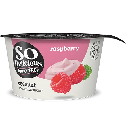 Raspberry Coconutmilk Yogurt