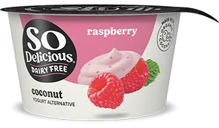 Raspberry Coconutmilk Yogurt