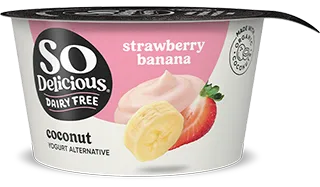 Strawberry Banana Coconutmilk Yogurt