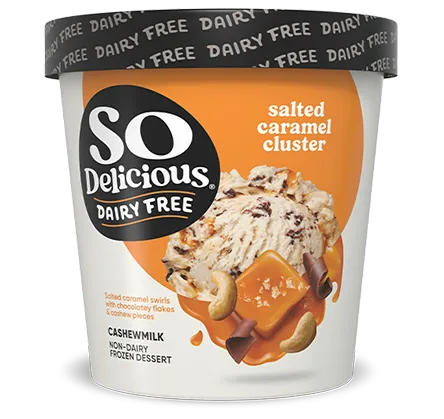 Salted Caramel Cluster Cashewmilk Frozen Dessert
