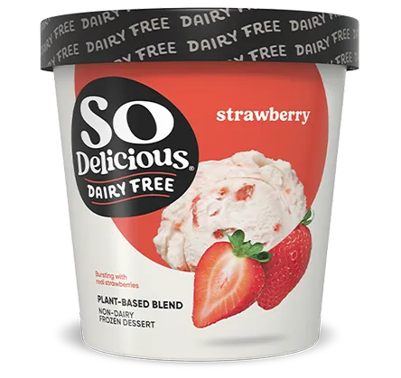 Strawberry Plant-based Blend Frozen Dessert Pint