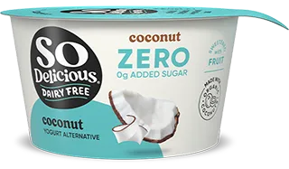 0g added sugar* coconut