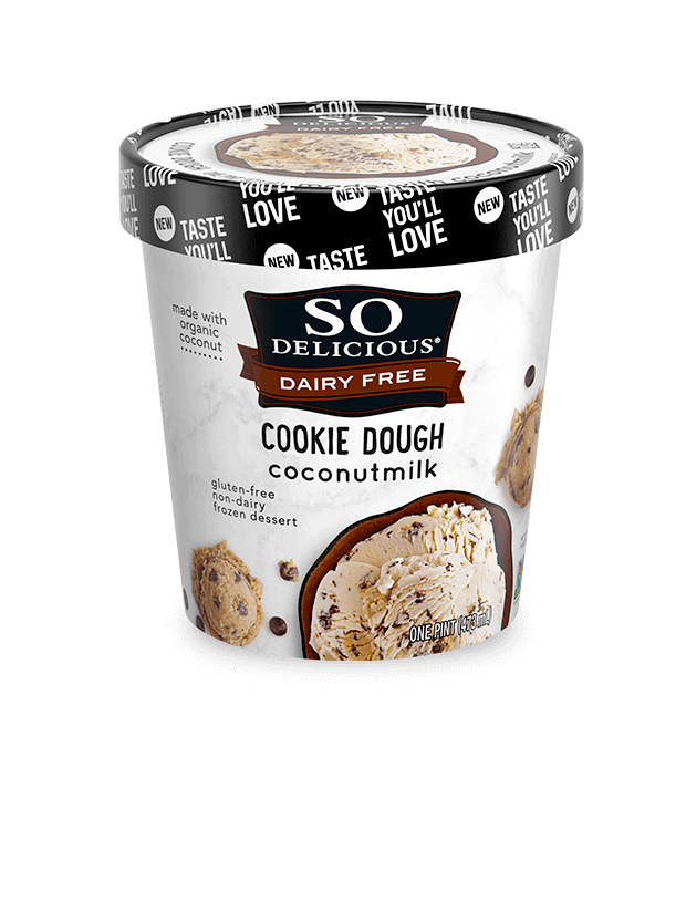 Cookie Dough Coconutmilk Frozen Dessert So Delicious Dairy Free