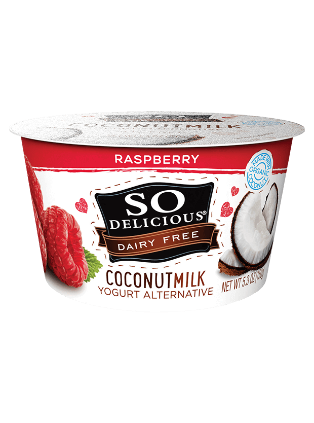 Raspberry Coconutmilk Yogurt