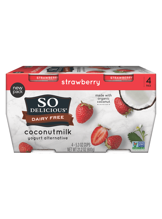 Strawberry Coconutmilk Yogurt 4 Pack