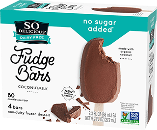 So Delicious Coconut Milk Novelty - Fudge Bar - No Sugar Added
