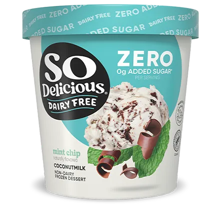 So Delicious Coconut Milk Pint - Mint Chip (No Sugar Added)