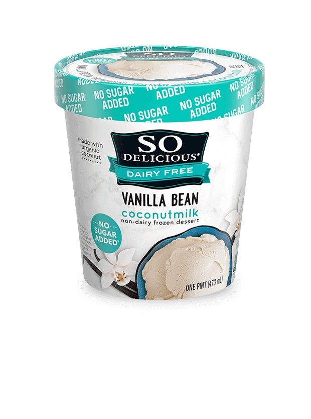 No Sugar Added Vanilla Bean Coconutmilk Frozen Dessert So Delicious Dairy Free