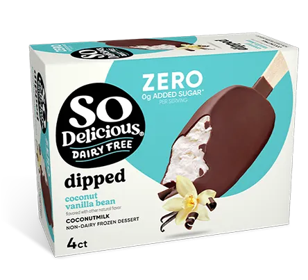 So Delicious Coconut Milk Minis Bar - Vanilla