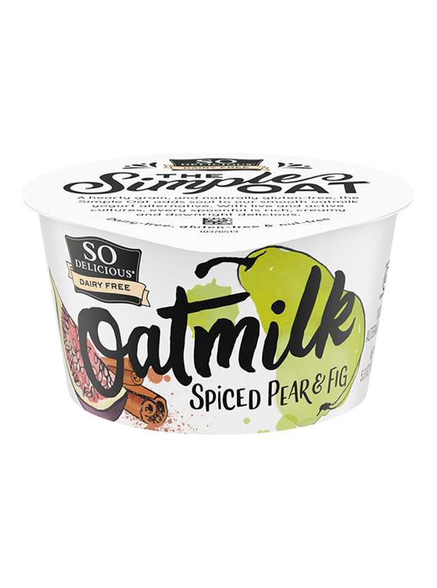 Spiced Pear & Fig Oatmilk Yogurt