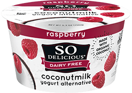 Raspberry Coconutmilk Yogurt