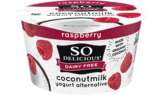 Raspberry Coconutmilk Yogurt