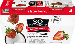 Strawberry Coconutmilk Yogurt 4 Pack