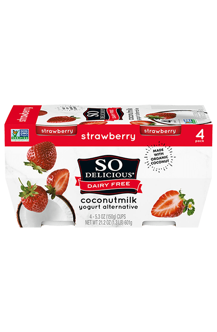 Strawberry Coconutmilk Yogurt 4 Pack