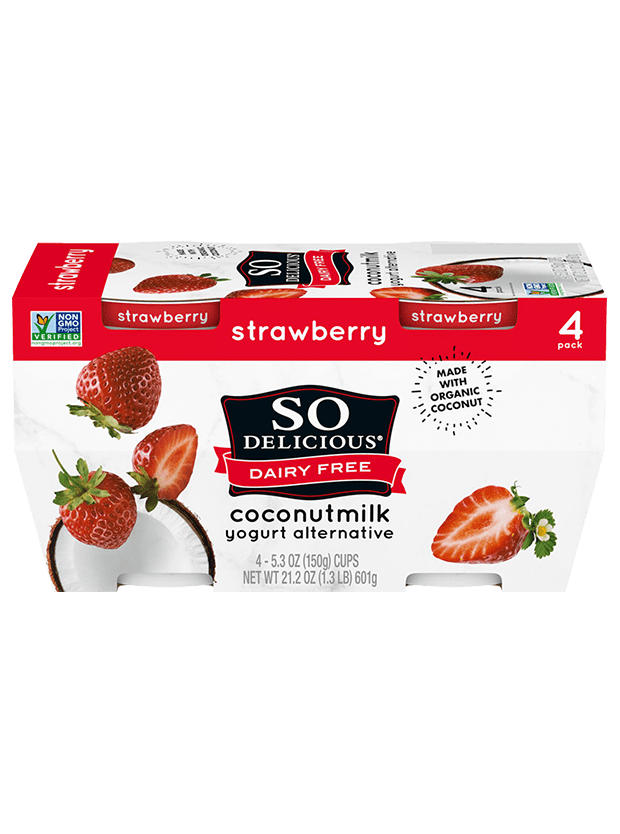 Strawberry Coconutmilk Yogurt 4 Pack
