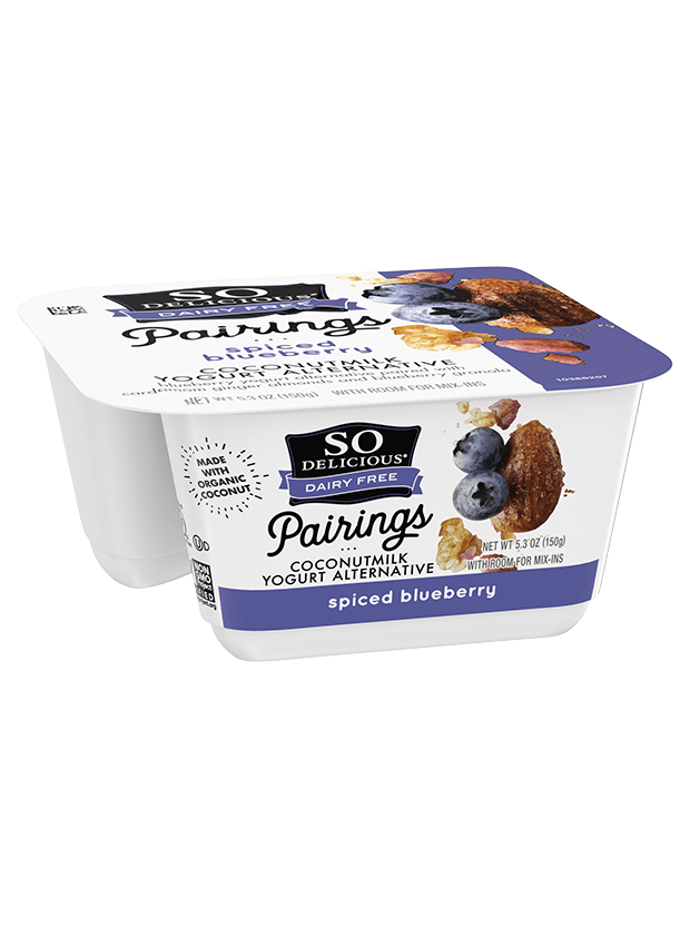 Spiced Blueberry Coconutmilk Yogurt