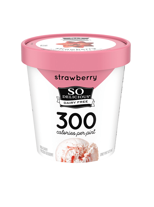 Strawberry Light Coconutmilk Frozen Dessert | So Delicious Dairy Free