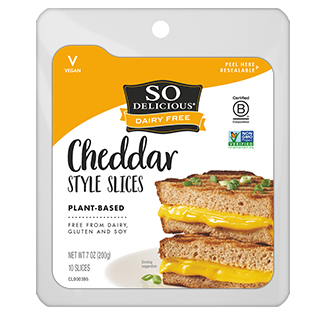 Cheddar Style Slices Cheese Alternative