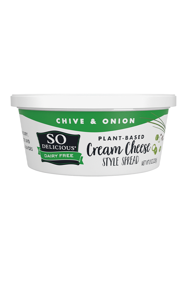 Chive and Onion Cream Cheese Style Spread So Delicious Dairy Free