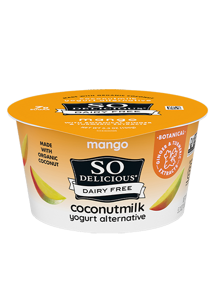 Mango With Ginger & Turmeric Extracts Coconutmilk Yogurt