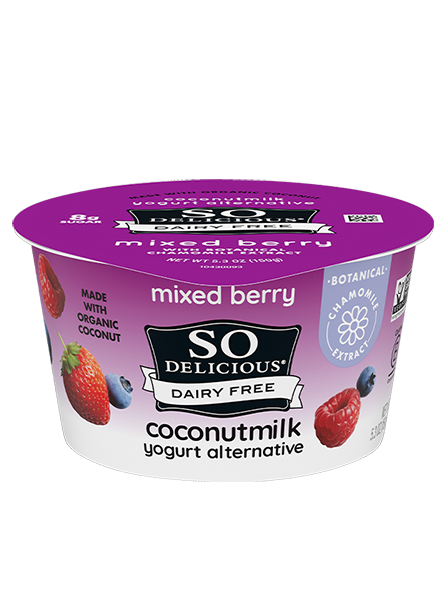 Mixed Berry With Chamomile Extract Coconutmilk Yogurt