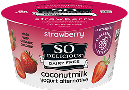 Strawberry With Elderberry Extract Coconutmilk Yogurt