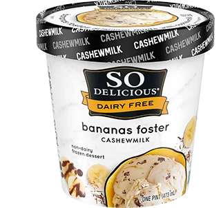 frozen dessert Cashewmilk Bananas Foster Pint