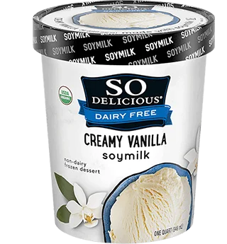 So Delicious Organic Soy Milk Quart - Creamy Vanilla