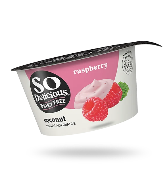 Raspberry Coconutmilk Yogurt