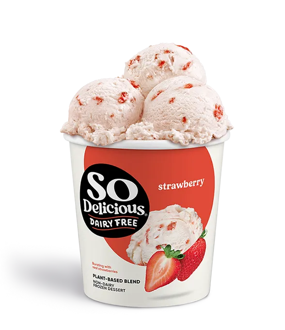 Strawberry Plant-based Blend Frozen Dessert Pint