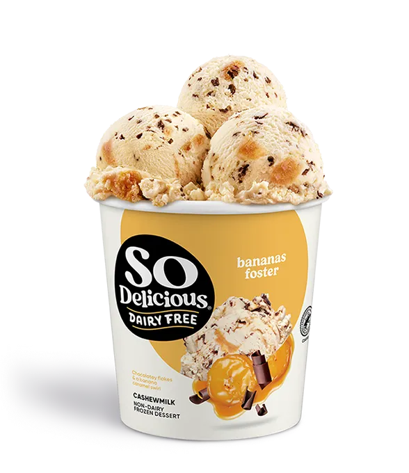 So Delicious Frozen Dessert Cashewmilk Bananas Foster Pint